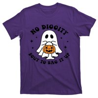 No Diggity Bout To Bag It Up Halloween Ghost T-Shirt