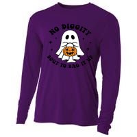 No Diggity Bout To Bag It Up Halloween Ghost Cooling Performance Long Sleeve Crew