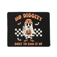 No Diggity Bout To Bag It Up Ghost Halloween Kids Mousepad