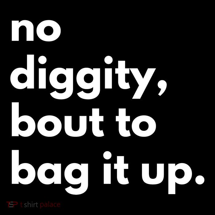 No Diggity Bout To Bag It Up 7-Panel Snapback Hat