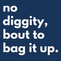 No Diggity Bout To Bag It Up Infant Baby Jersey Bodysuit