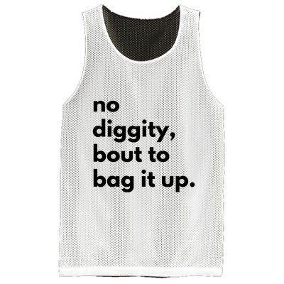 No Diggity Bout To Bag It Up Mesh Reversible Basketball Jersey Tank