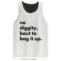 No Diggity Bout To Bag It Up Mesh Reversible Basketball Jersey Tank