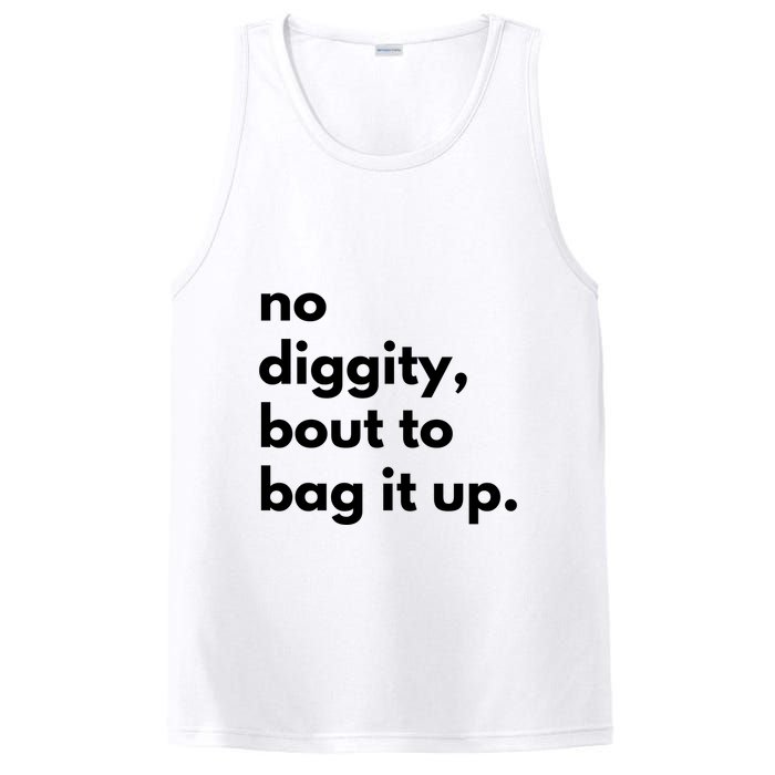 No Diggity Bout To Bag It Up PosiCharge Competitor Tank