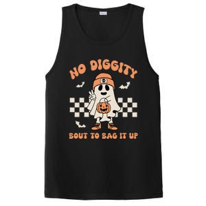 No Diggity Bout To Bag It Up Ghost Halloween PosiCharge Competitor Tank