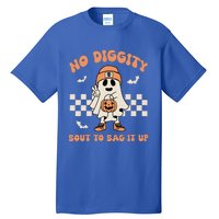 No Diggity Bout To Bag It Up Ghost Halloween Tall T-Shirt