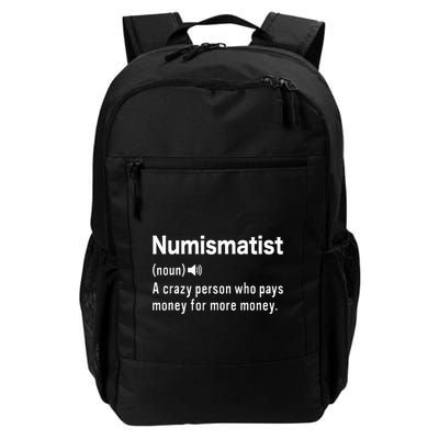 Numismatist Definition Coin Collecting Hobby Coin Collector Daily Commute Backpack