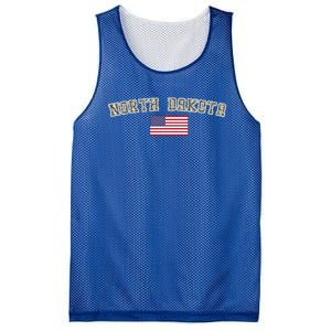 North Dakota Camo University College State American Flag Gift Mesh Reversible Basketball Jersey Tank