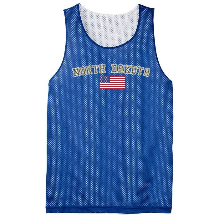 North Dakota Camo University College State American Flag Gift Mesh Reversible Basketball Jersey Tank