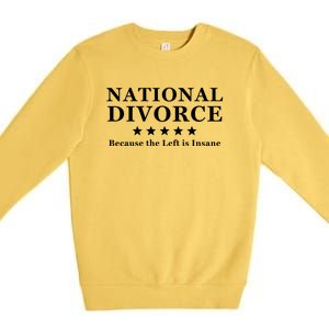 National Divorce Conservative Anti Biden Premium Crewneck Sweatshirt