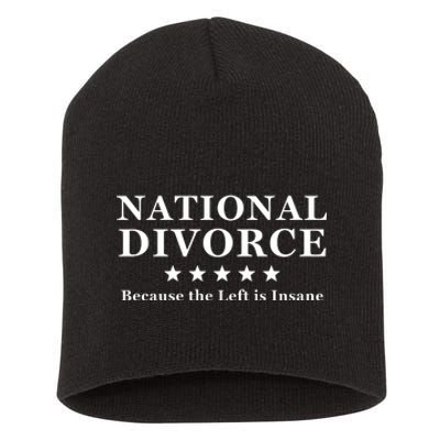 National Divorce Conservative Anti Biden Short Acrylic Beanie