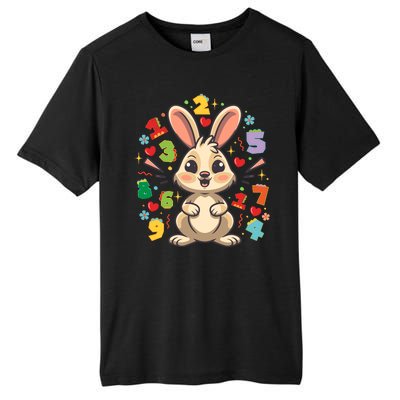 Number Day Childrens Cute Bunny Rabbit Numbers Customers Tall Fusion ChromaSoft Performance T-Shirt