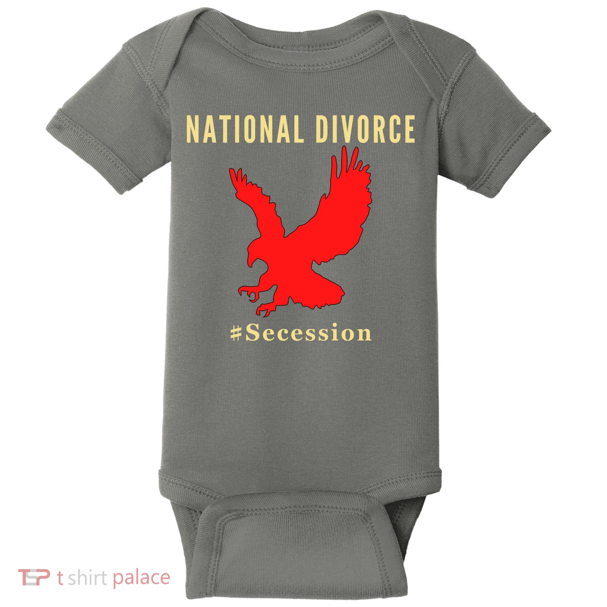 National Divorce Conservative Anti Biden Secession Baby Bodysuit