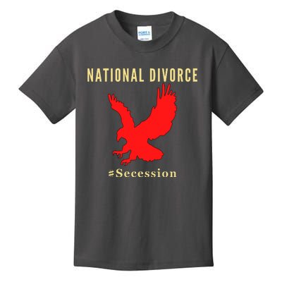 National Divorce Conservative Anti Biden Secession Kids T-Shirt