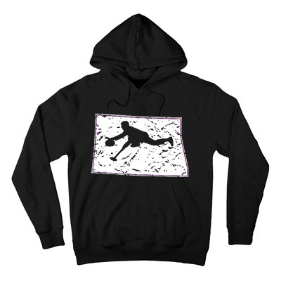 North Dakota Curling Gift Nd Curling Gift Hoodie