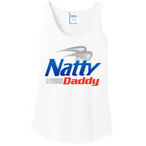 Natty Daddy Dad Bod Light Humor Beer Lover Father's Day Ladies Essential Tank