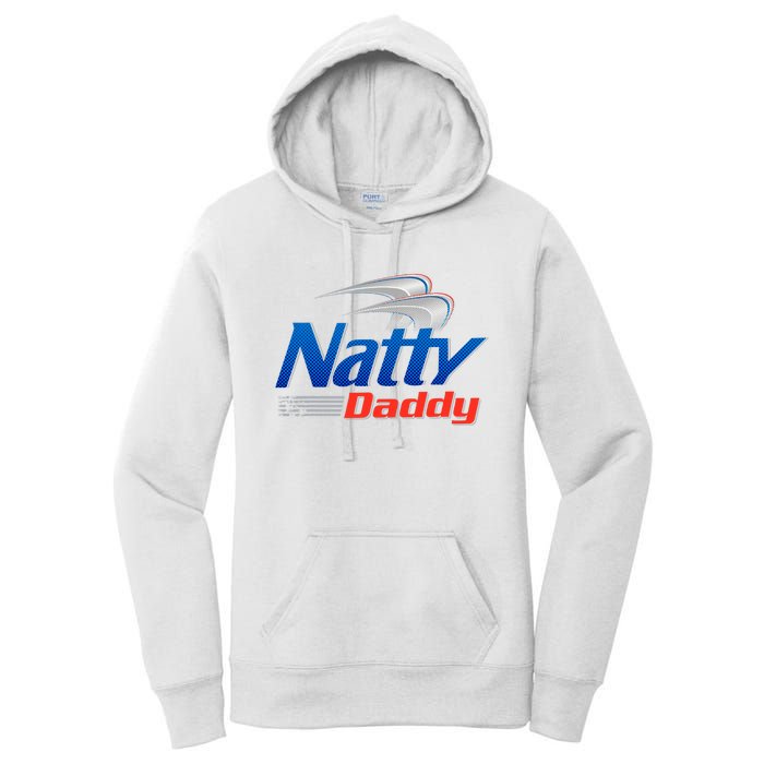 Natty Daddy Dad Bod Light Humor Beer Lover Father's Day Women's Pullover Hoodie