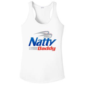 Natty Daddy Dad Bod Light Humor Beer Lover Father's Day Ladies PosiCharge Competitor Racerback Tank