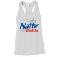 Natty Daddy Dad Bod Light Humor Beer Lover Father's Day Women's Racerback Tank