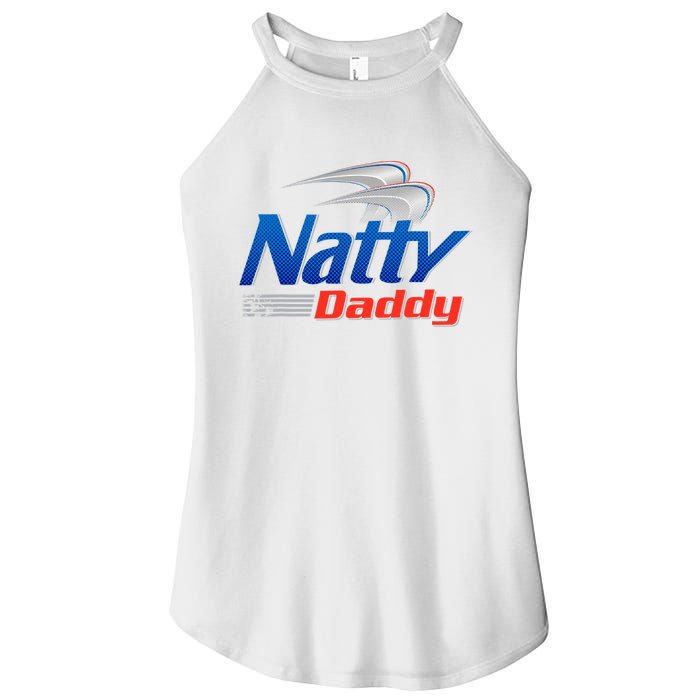 Natty Daddy Dad Bod Light Humor Beer Lover Father's Day Women's Perfect Tri Rocker Tank