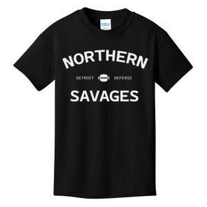 Northern Detroit Defence Savages Football Kids T-Shirt