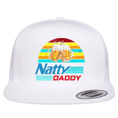 Natty Daddy Dad Bod Light Beer Lover Beer Day Retro Flat Bill Trucker Hat