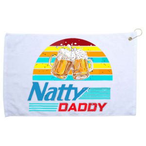 Natty Daddy Dad Bod Light Beer Lover Beer Day Retro Grommeted Golf Towel