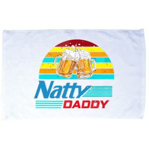 Natty Daddy Dad Bod Light Beer Lover Beer Day Retro Microfiber Hand Towel