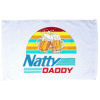 Natty Daddy Dad Bod Light Beer Lover Beer Day Retro Microfiber Hand Towel