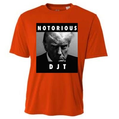 Notorious Djt Donald Trump Mug Shot Republican 2024 Maga Cooling Performance Crew T-Shirt