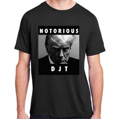 Notorious Djt Donald Trump Mug Shot Republican 2024 Maga Adult ChromaSoft Performance T-Shirt