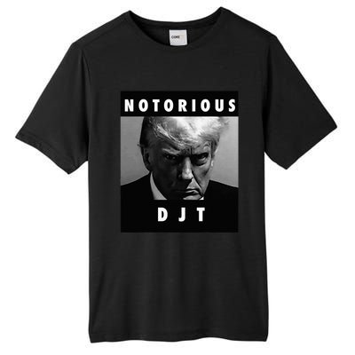 Notorious Djt Donald Trump Mug Shot Republican 2024 Maga Tall Fusion ChromaSoft Performance T-Shirt