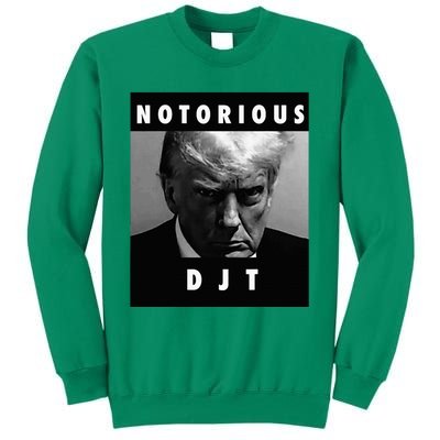 Notorious Djt Donald Trump Mug Shot Republican 2024 Maga Sweatshirt