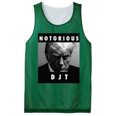 Notorious Djt Donald Trump Mug Shot Republican 2024 Maga Mesh Reversible Basketball Jersey Tank