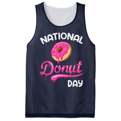 National Donut Day Doughnut Donut Day Donuts Mesh Reversible Basketball Jersey Tank