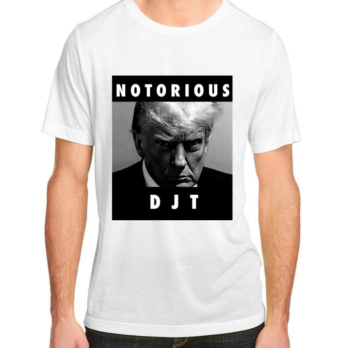 Notorious Djt Donald Trump Mug Shot Republican 2024 Maga Adult ChromaSoft Performance T-Shirt