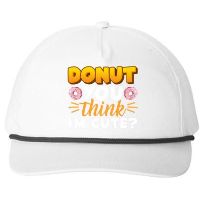 National Donut Day Celebration Snapback Five-Panel Rope Hat