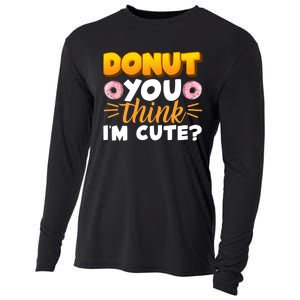 National Donut Day Celebration Cooling Performance Long Sleeve Crew