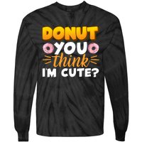 National Donut Day Celebration Tie-Dye Long Sleeve Shirt