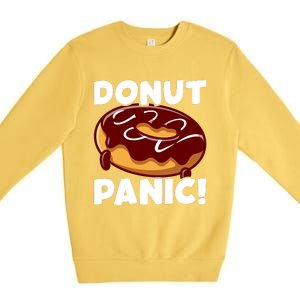 National Donut Day Celebration Graphic Premium Crewneck Sweatshirt