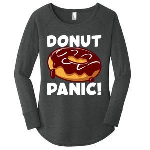 National Donut Day Celebration Graphic Women's Perfect Tri Tunic Long Sleeve Shirt