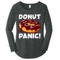 National Donut Day Celebration Graphic Women's Perfect Tri Tunic Long Sleeve Shirt