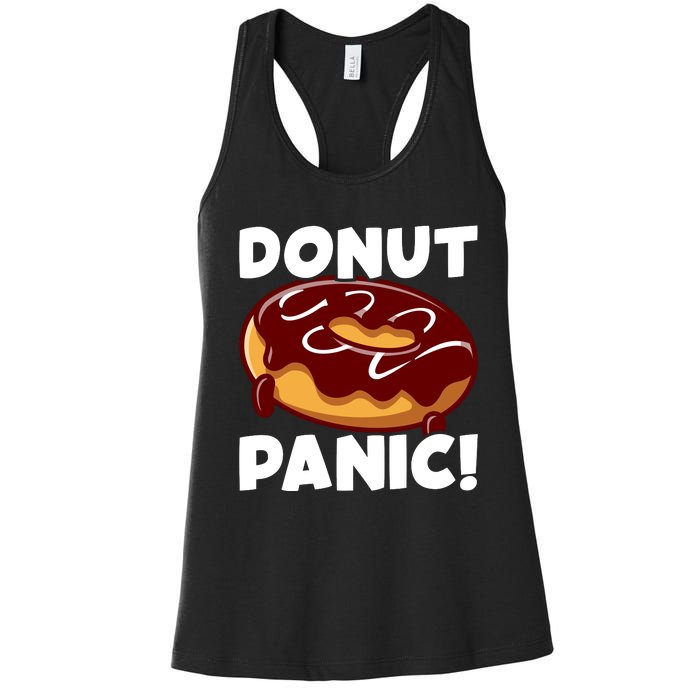 National Donut Day Celebration Graphic Women's Racerback Tank