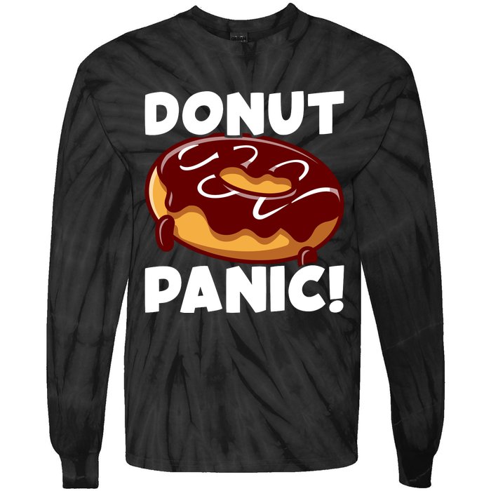 National Donut Day Celebration Graphic Tie-Dye Long Sleeve Shirt