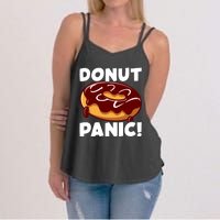 National Donut Day Celebration Graphic Women's Strappy Tank