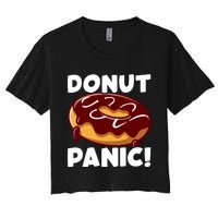 National Donut Day Celebration Graphic Women's Crop Top Tee