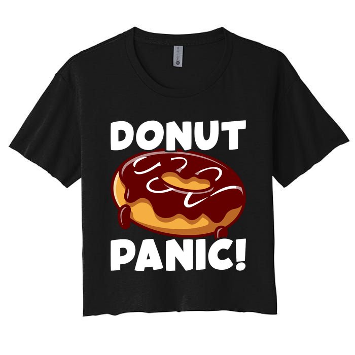 National Donut Day Celebration Graphic Women's Crop Top Tee