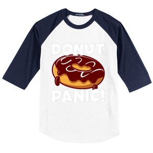 National Donut Day Celebration Graphic Baseball Sleeve Shirt