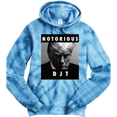 Notorious Djt Donald Trump Mug Shot Republican 2024 Tie Dye Hoodie