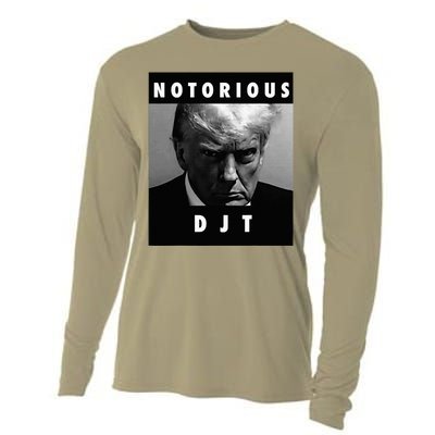 Notorious Djt Donald Trump Mug Shot Republican 2024 Cooling Performance Long Sleeve Crew